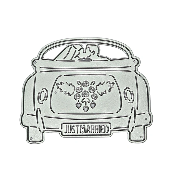 Craft Affaire Just Married Car with Couple