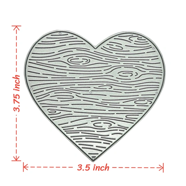 Craft Affaire Wooden Style Heart