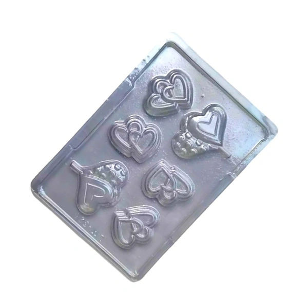 Double Heart lollipop 6 Cavity