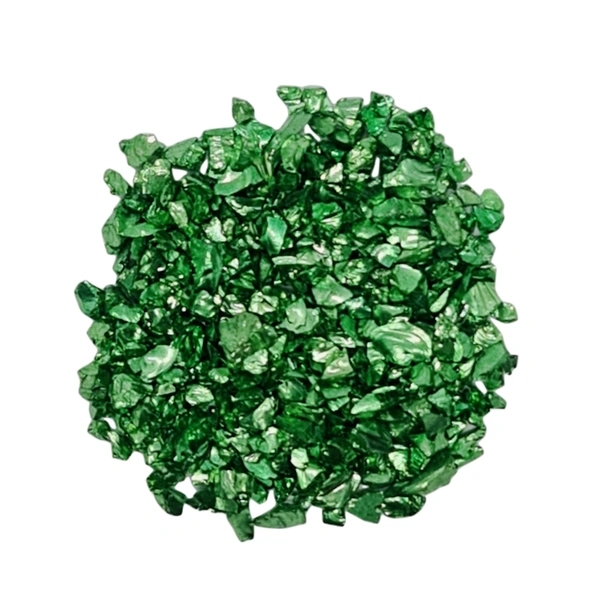 Craft Affaire Crushed Glass Stones - Green - 50g