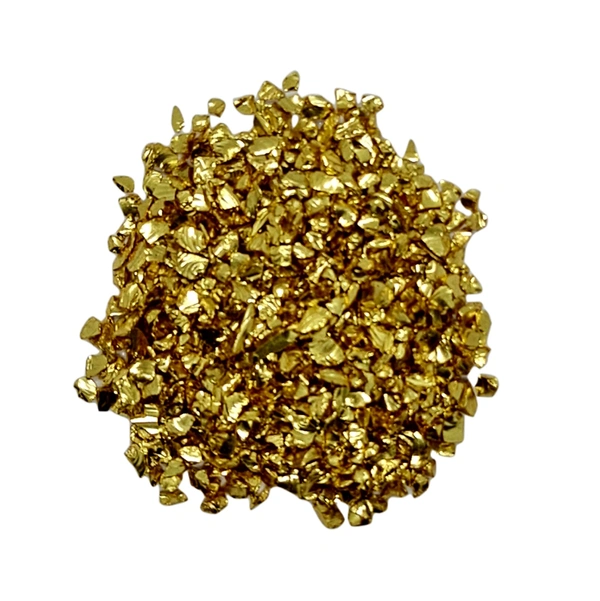 Craft Affaire Crushed Glass Stones - Gold - 50g