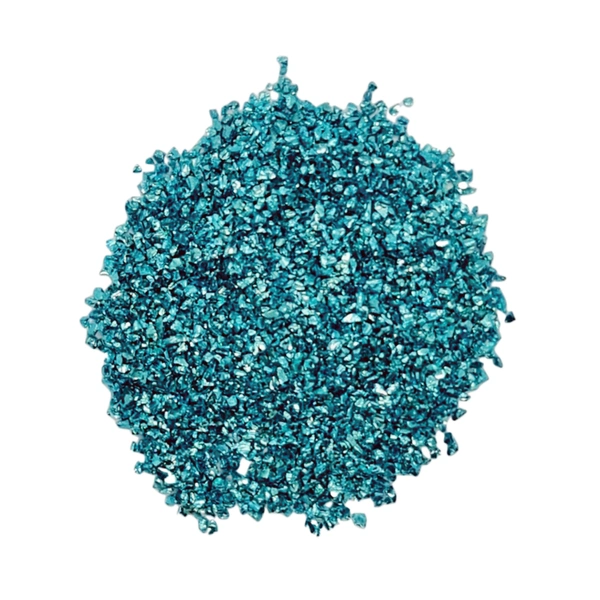 Craft Affaire Crushed Glass Stones - Turqouise - 50g