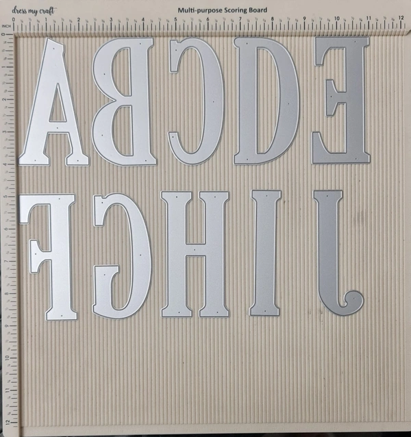 4 Inch Alphabets Die - Set Of 26
