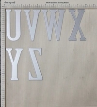 4 Inch Alphabets Die - Set Of 26
