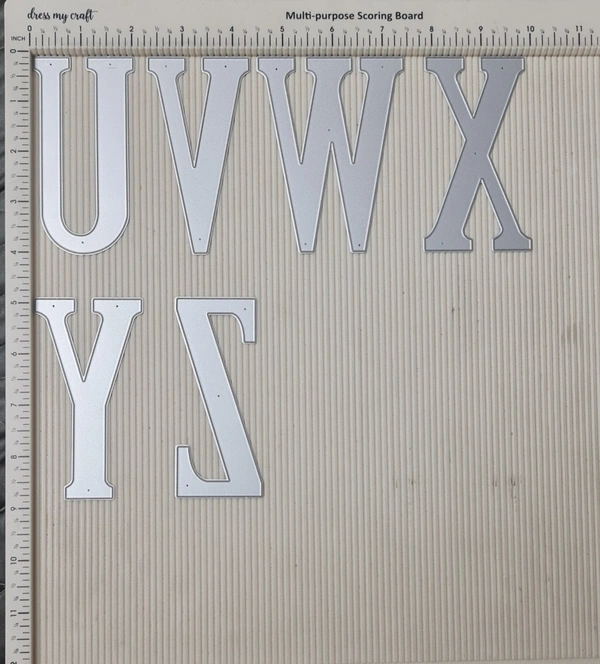 4 Inch Alphabets Die - Set Of 26