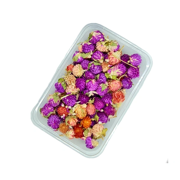 Dried Flower Box - Maroon Flower