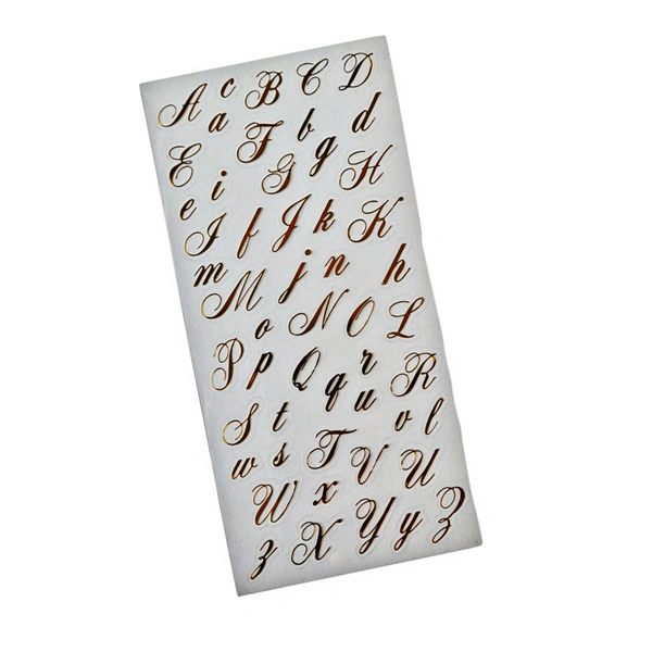 Gold Foil Stickers - Design 05 - 2 sheets