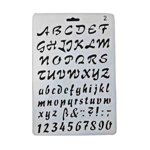 Stencils - Alphabets - A4