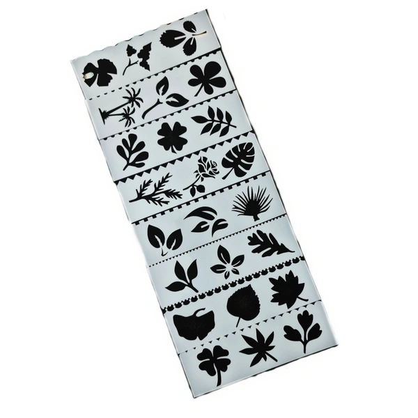 Stencils - Leaves - Set Of 8