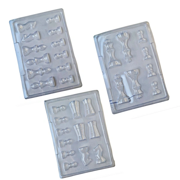 Chess Mould - Set Of 3
