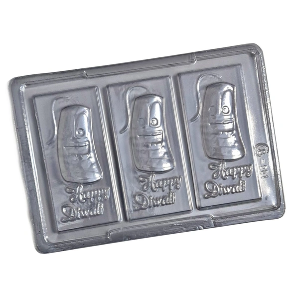 Happy Diwali Bar - Design 01 - 3 Cavity