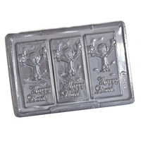 Happy Diwali Bar - Design 03 - 3 Cavity