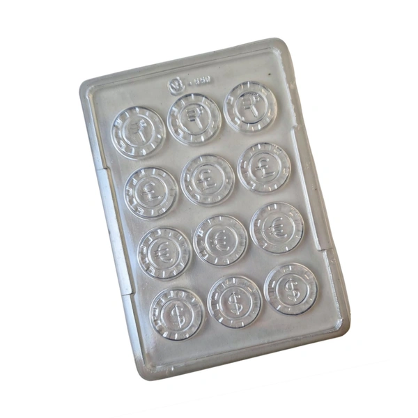 Diwali Mould - Poker Coins And Dollar