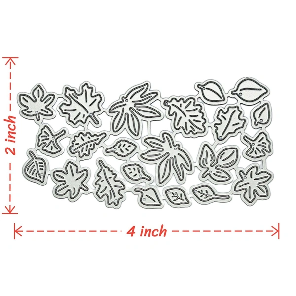 Small Leaves - Set Of 22 