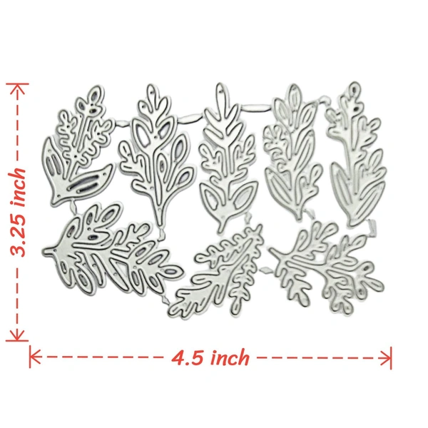 Leaves - Design 02 - Set Of 8