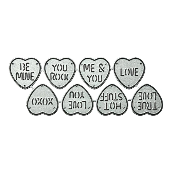 Valentine Hearts Cutting Die - Design 02