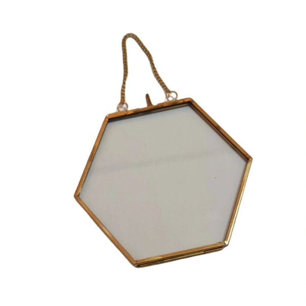 Hanging Vintage Frame - Hexagon - 5 x 6 Inch