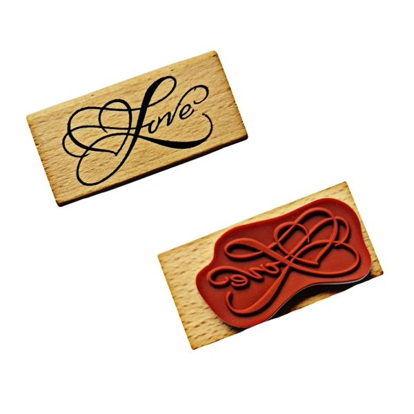 Love Wooden Stamp