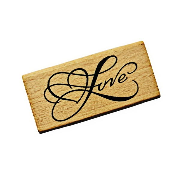 Love Wooden Stamp