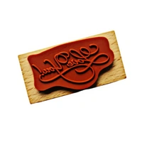 Love You Wooden Stamp