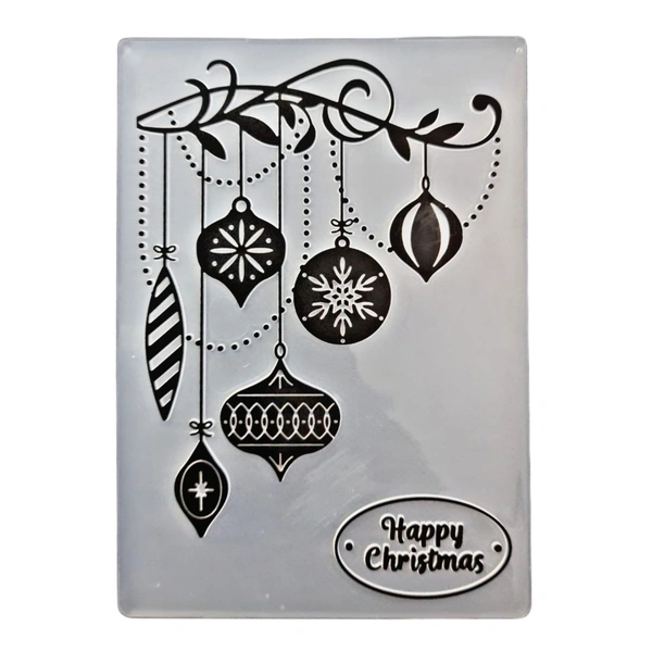 Christmas Embossing Folder - 4 X 6 Inch