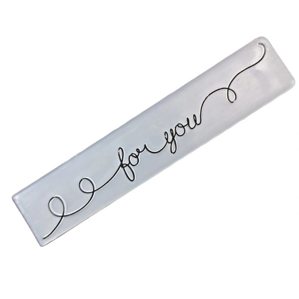 For You Embossing Folder - 6 X 1 Inch