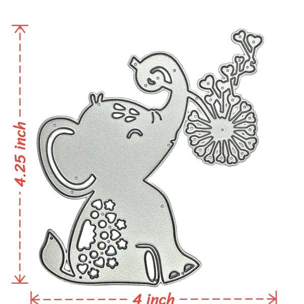 Elephant Cutting Die - Design 03