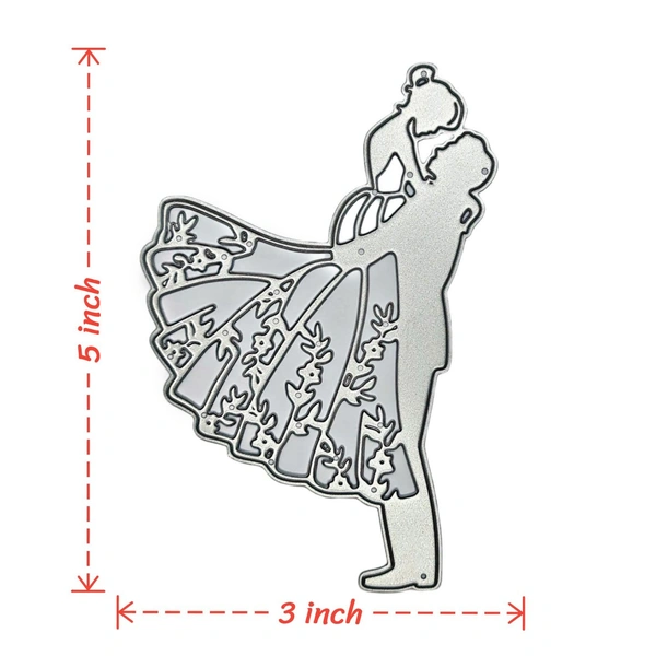 Romantic Couple Cutting Die - Design 12