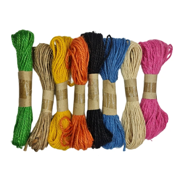 Solid Jute Threads - Pack of 8