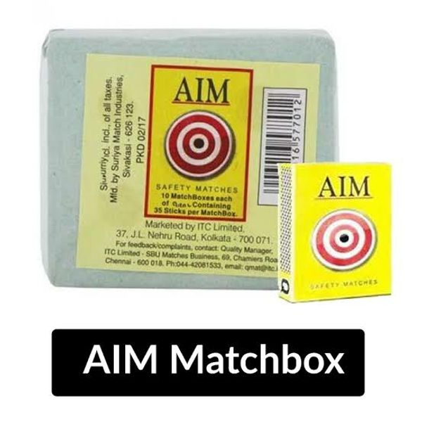 AIM MATCH BOX (10 Box)  - 10 Box