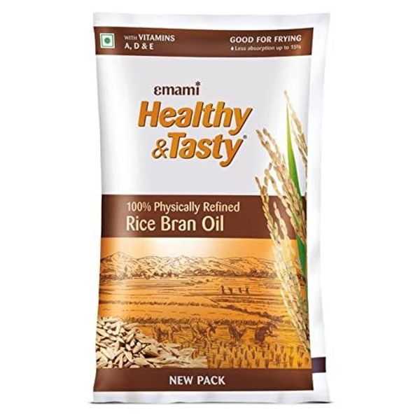 Emami Health & Tasty Rice Brand Oil - 1 L