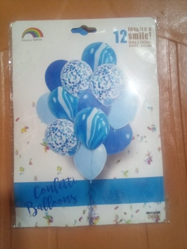 Blue Foil Baloon