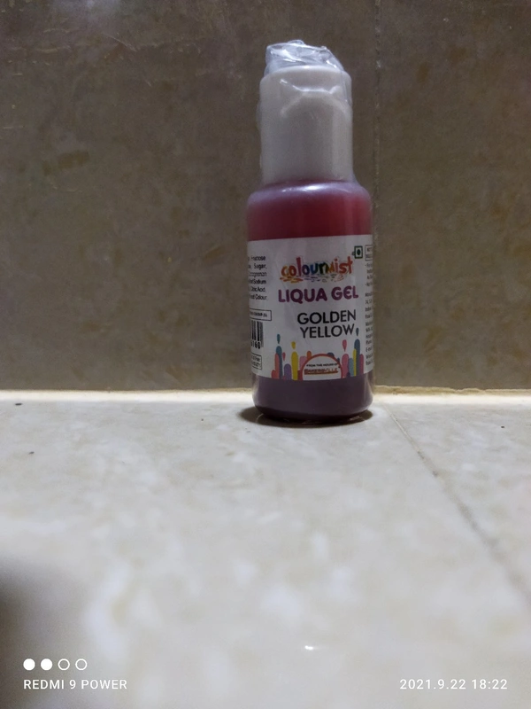 Golden Yellow Gel Colour