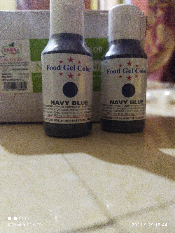 Navy Blue Gel Colour 