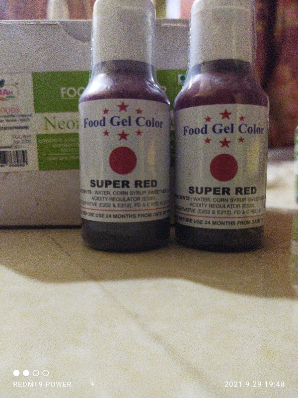 Super Red Gel Colour 