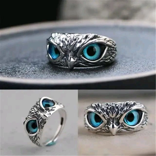 Adjustable Owl Ring