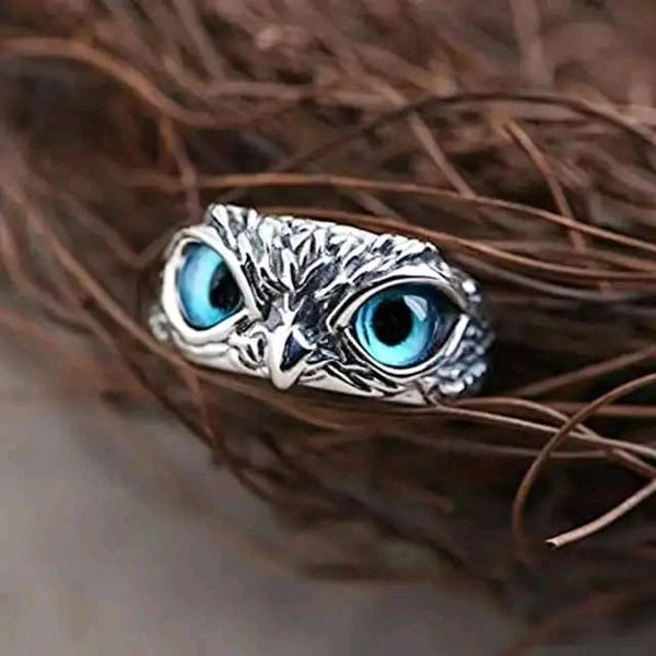 Adjustable Owl Ring