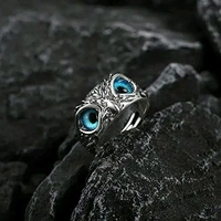 Adjustable Owl Ring