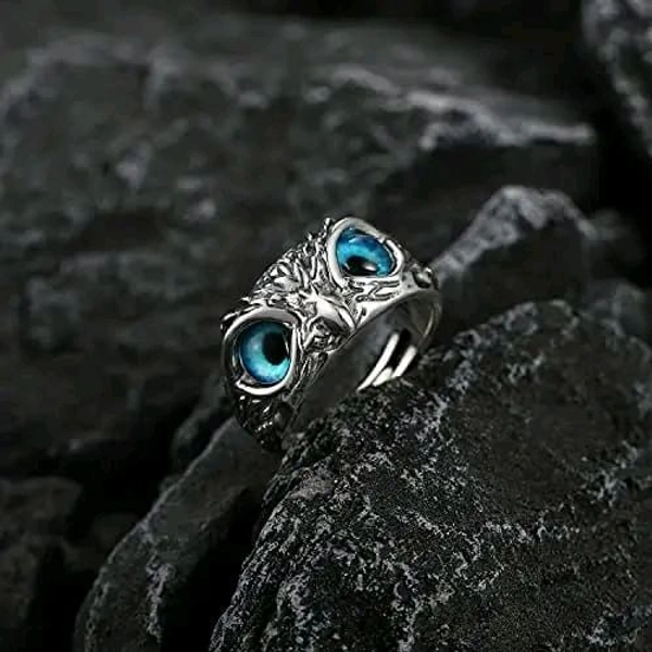 Adjustable Owl Ring