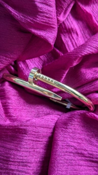 Nail Bracelet Golden