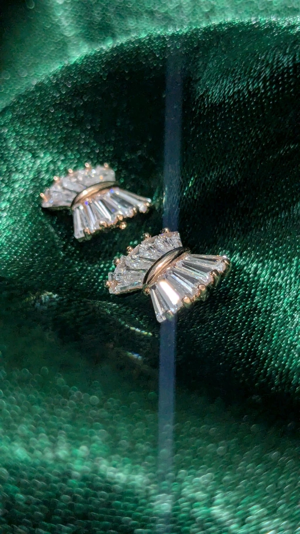 Crystal Bow Earrings