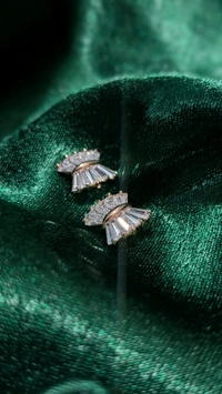 Crystal Bow Earrings