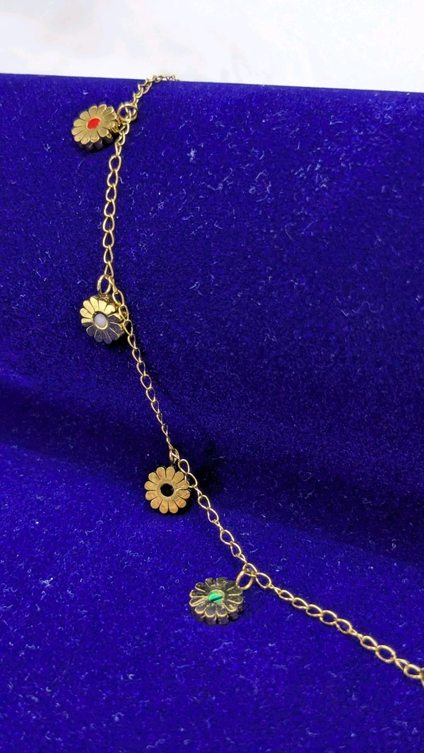 Floral Charm Bracelet 