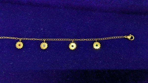 Floral Charm Bracelet 