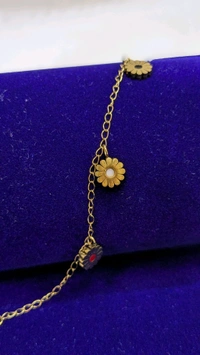 Floral Charm Bracelet 