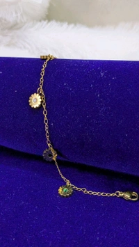 Floral Charm Bracelet 