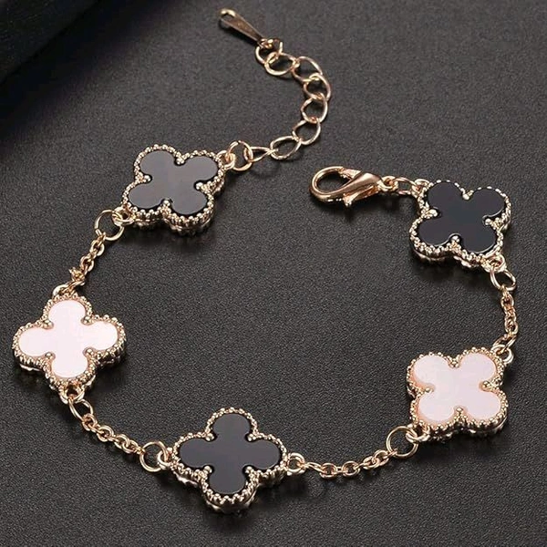 Zebra Clover Bracelet 
