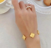 Golden Clover Bracelet 