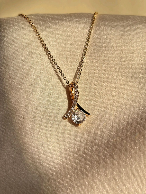  Twirl Pendant Necklace 