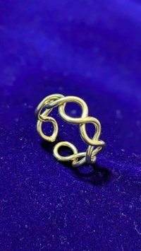 Twisted Brass Ring